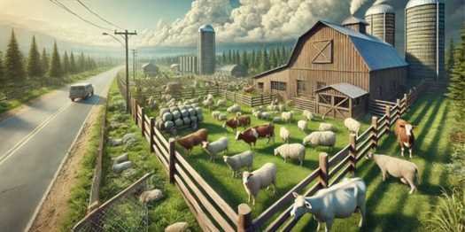 Oğurluq heyvanlar bazarda satıldı